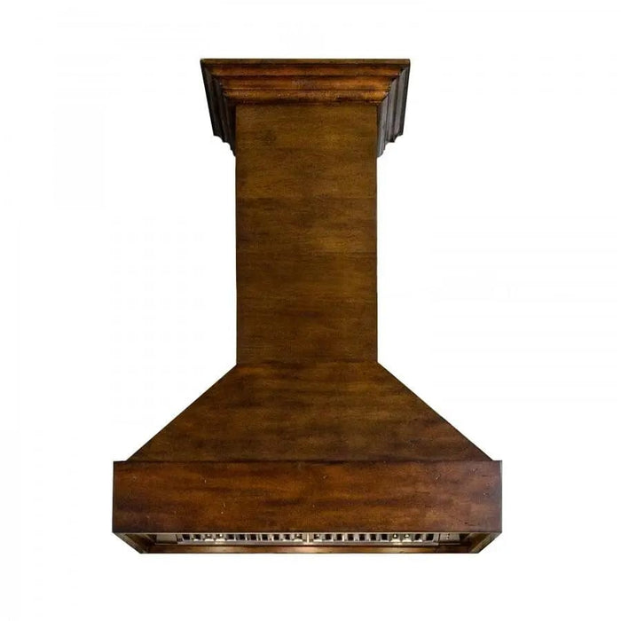 ZLINE 30" Wooden Wall Range Hood, Crown Molding 355WH-30 - Farmhouse Kitchen and Bath