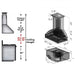 ZLINE 30" Wooden Wall Range, Antigua, Remote Motor, 393AA-RD-30 - Farmhouse Kitchen and Bath