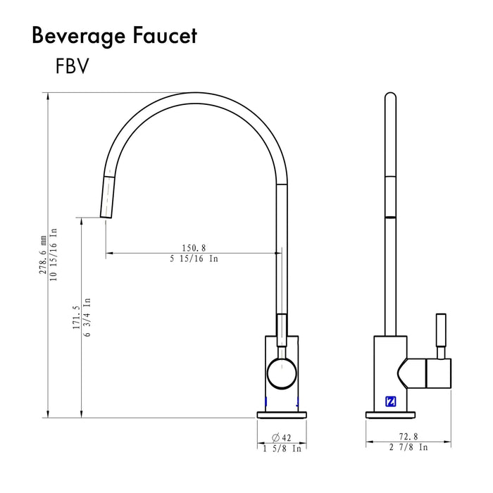 ZLINE Drink Faucet FBV - PG - Farmhouse Kitchen and Bath