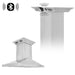 ZLINE Ducted Vent Island Mount Range Hood in Stainless Steel with Built - in ZLINE CrownSound Bluetooth Speakers GL1iCRN - BT - 36 - Farmhouse Kitchen and Bath
