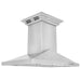 ZLINE Ducted Vent Island Mount Range Hood in Stainless Steel with Built - in ZLINE CrownSound Bluetooth Speakers GL1iCRN - BT - 36 - Farmhouse Kitchen and Bath