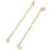 ZLINE Gold Autograph Edition Handles for Freestanding Refrigerators RFMHZ - 36 - G - Farmhouse Kitchen and Bath