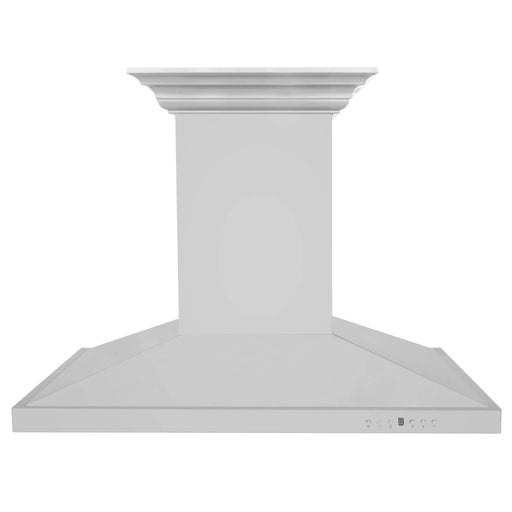 Zline Island Mount Range Hood in Stainless Steel with Built - in ZLINE CrownSound™ Bluetooth Speakers GL2iCRN - BT - 36 - Farmhouse Kitchen and Bath
