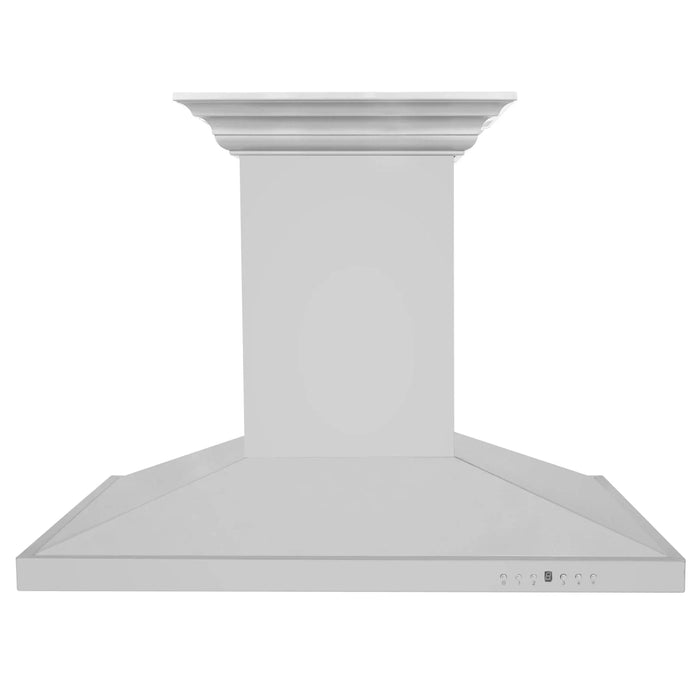 Zline Island Mount Range Hood in Stainless Steel with Built - in ZLINE CrownSound™ Bluetooth Speakers GL2iCRN - BT - 42 - Farmhouse Kitchen and Bath