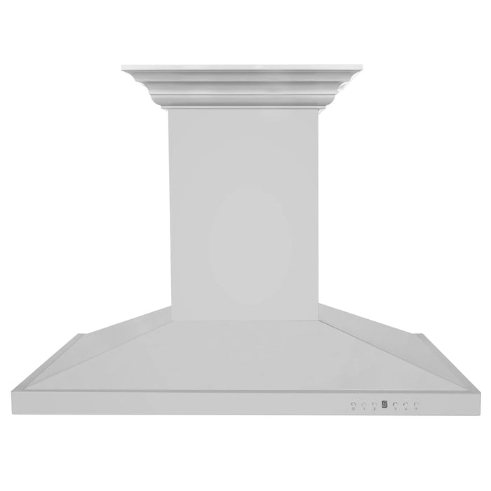 Zline Island Mount Range Hood in Stainless Steel with Built - in ZLINE CrownSound™ Bluetooth Speakers GL2iCRN - BT - 48 - Farmhouse Kitchen and Bath