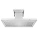 Zline Island Mount Range Hood in Stainless Steel with Built - in ZLINE CrownSound™ Bluetooth Speakers KE2iCRN - BT - 48 - Farmhouse Kitchen and Bath