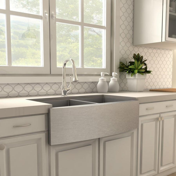 ZLINE Shakespeare Kitchen Faucet in Chrome, SHK - KF - CH - Farmhouse Kitchen and Bath
