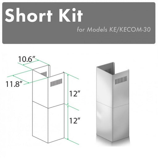ZLINE Short Kit for 8' Ceilings, SK - KE/KECOM - 30 - Farmhouse Kitchen and Bath