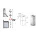 ZLINE Short Kit for Ceiling Under 8 feet ISLAND, SK - GL9i - Farmhouse Kitchen and Bath