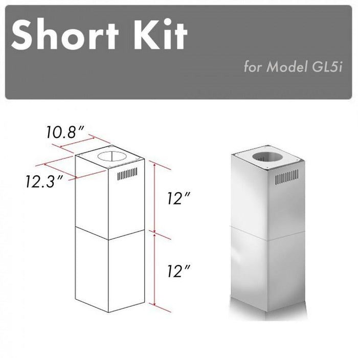 ZLINE Short Kit for Ceilings Under 8' ISLAND, SK - GL5i - Farmhouse Kitchen and Bath