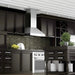 ZLINE Ducted Wall Mount Range Hood in Outdoor Approved Stainless Steel 697-304-42 - Farmhouse Kitchen and Bath