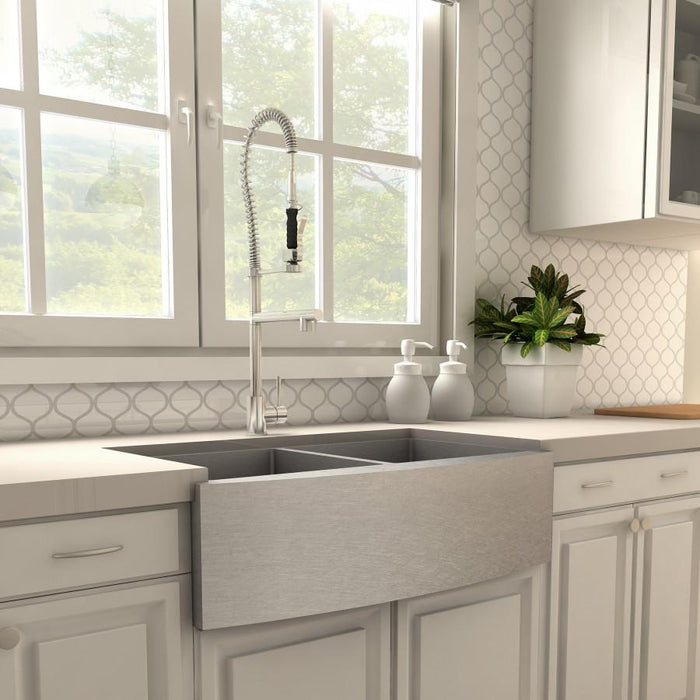 ZLINE Van Gogh Kitchen Faucet in Chrome, VNG - KF - CH - Farmhouse Kitchen and Bath