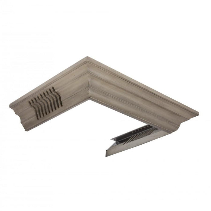 ZLINE Vented Crown Molding for Wall Mount Range Hood, CM6V - 300G - Farmhouse Kitchen and Bath