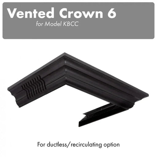ZLINE Vented Crown Molding Profile 6 for Wall Range Hood, CM6V - KBCC - Farmhouse Kitchen and Bath