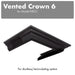 ZLINE Vented Crown Molding Profile 6 for Wall Range Hood, CM6V - KBCC - Farmhouse Kitchen and Bath