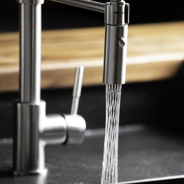 ZLINE Voltaire Kitchen Faucet, Chrome, VLT - KF - CH - Farmhouse Kitchen and Bath