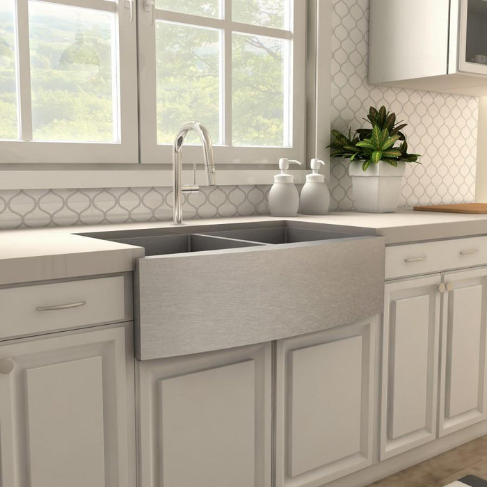 ZLINE Voltaire Kitchen Faucet, Chrome, VLT - KF - CH - Farmhouse Kitchen and Bath